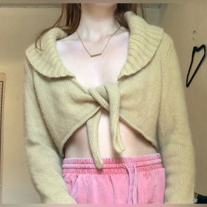 INC International Concepts Angora Beige Cardigan